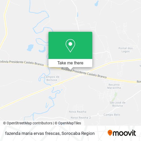 fazenda maria ervas frescas map