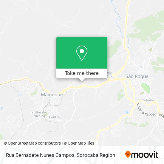 Rua Bernadete Nunes Campos map