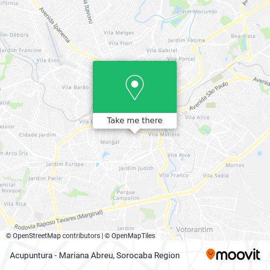 Acupuntura - Mariana Abreu map