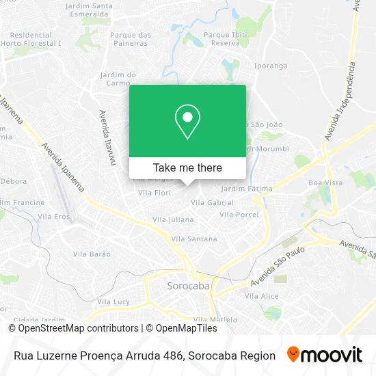 Rua Luzerne Proença Arruda 486 map
