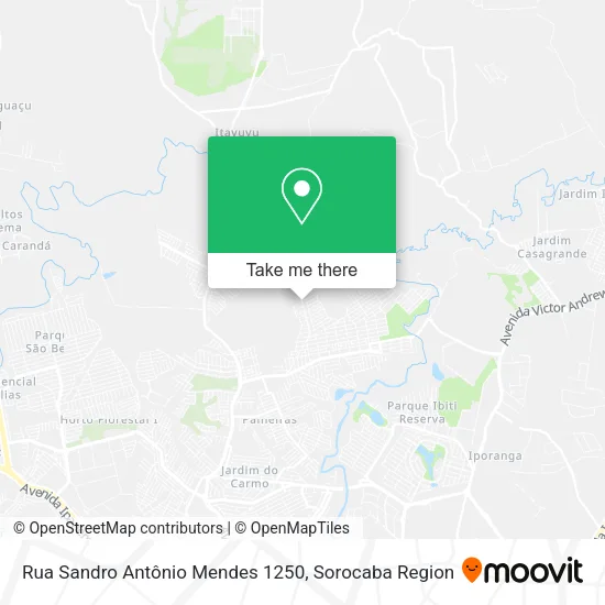 Rua Sandro Antônio Mendes 1250 map