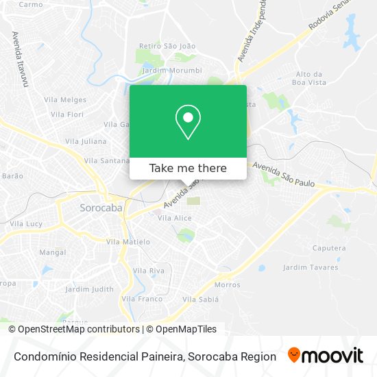 Condomínio Residencial Paineira map