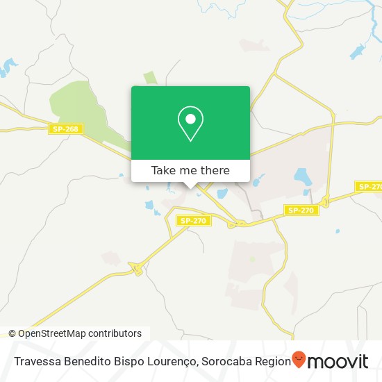 Travessa Benedito Bispo Lourenço map