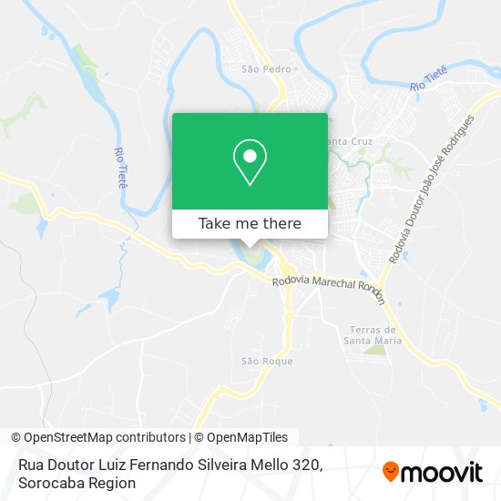 Rua Doutor Luiz Fernando Silveira Mello 320 map