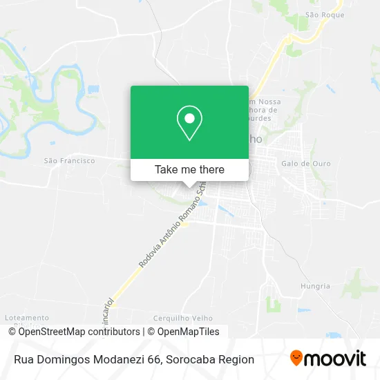 Rua Domingos Modanezi 66 map