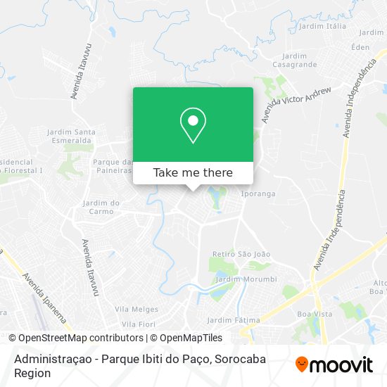 Administraçao - Parque Ibiti do Paço map
