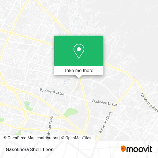 Mapa de Gasolinera Shell