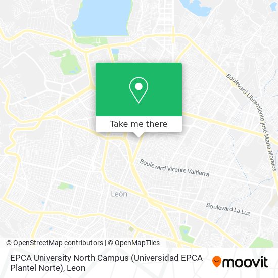 EPCA University North Campus (Universidad EPCA Plantel Norte) map