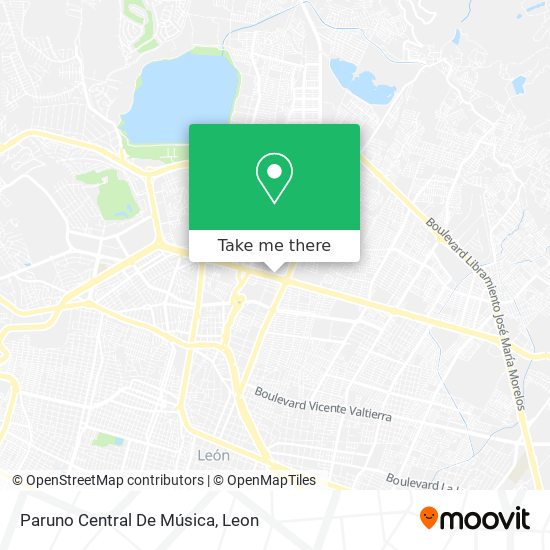 Mapa de Paruno Central De Música
