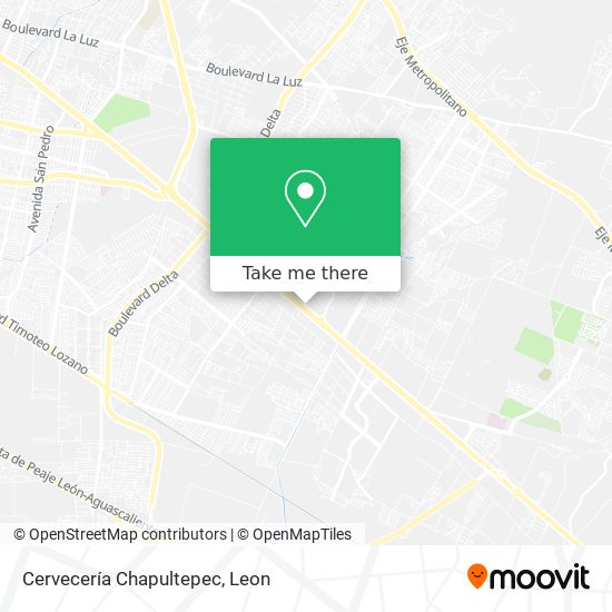 Mapa de Cervecería Chapultepec