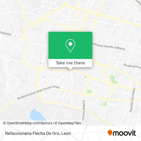 Refaccionaria Flecha De Oro map