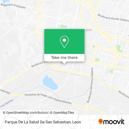 Parque De La Salud De San Sebastian map