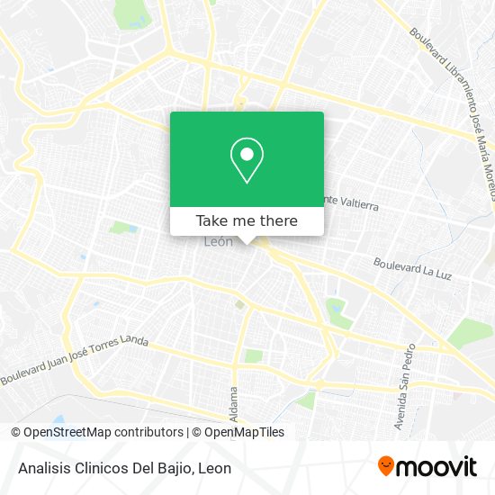 Mapa de Analisis Clinicos Del Bajio