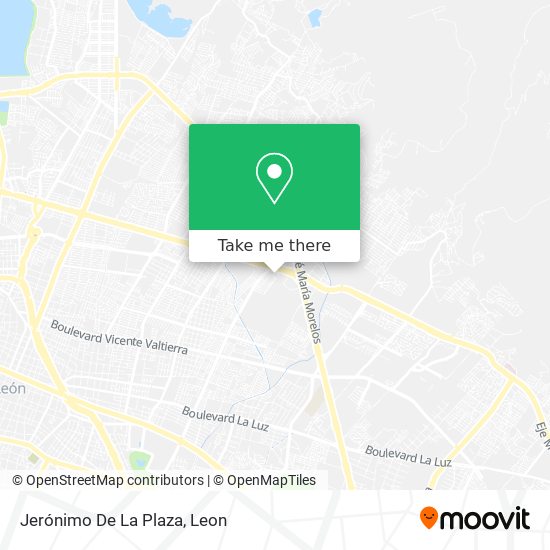 Jerónimo De La Plaza map