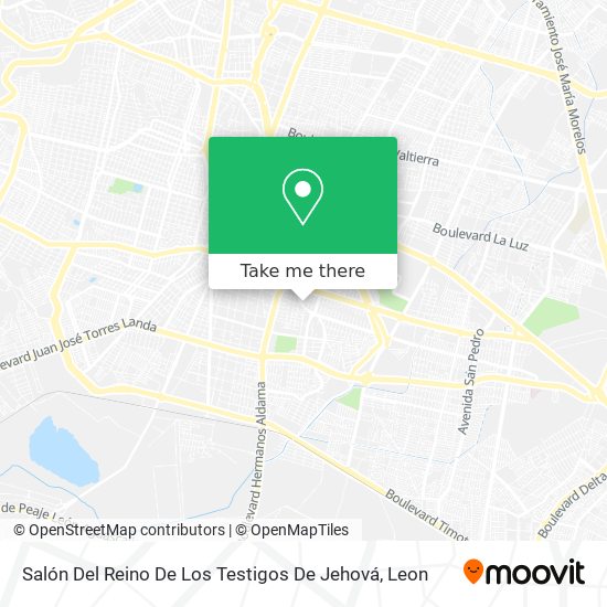 Mapa de Salón Del Reino De Los Testigos De Jehová