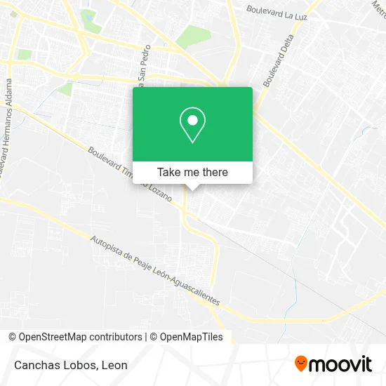 Canchas Lobos map