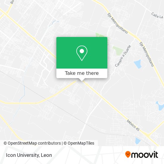 Icon University map