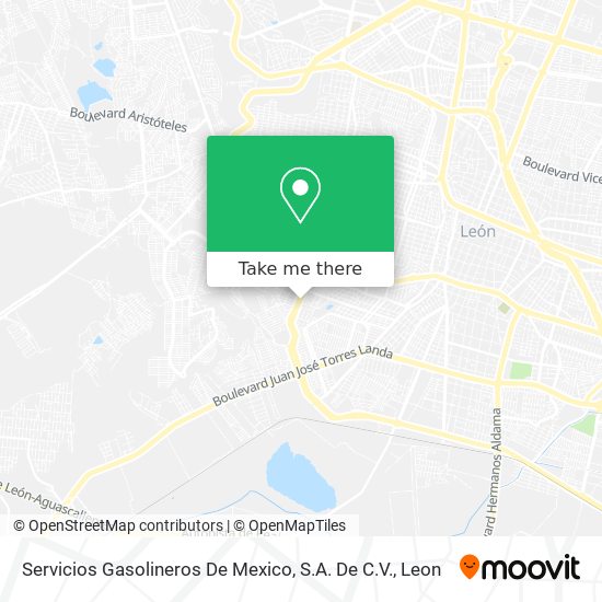Servicios Gasolineros De Mexico, S.A. De C.V. map