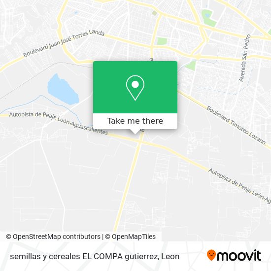 semillas y cereales  EL COMPA  gutierrez map