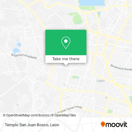 Templo San Juan Bosco map