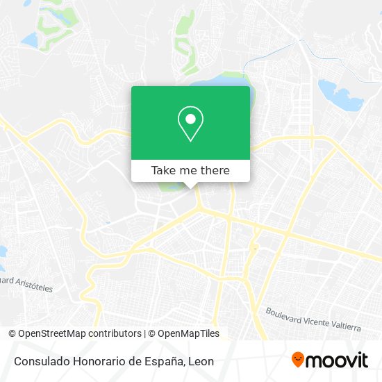 Mapa de Consulado Honorario de España