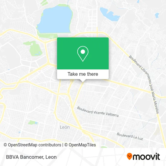 BBVA Bancomer map