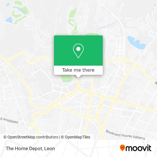 How to get to The Home Depot in León by Bus?