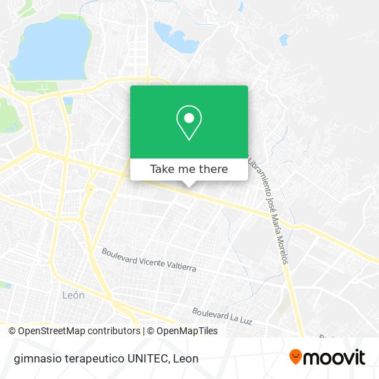 gimnasio terapeutico UNITEC map