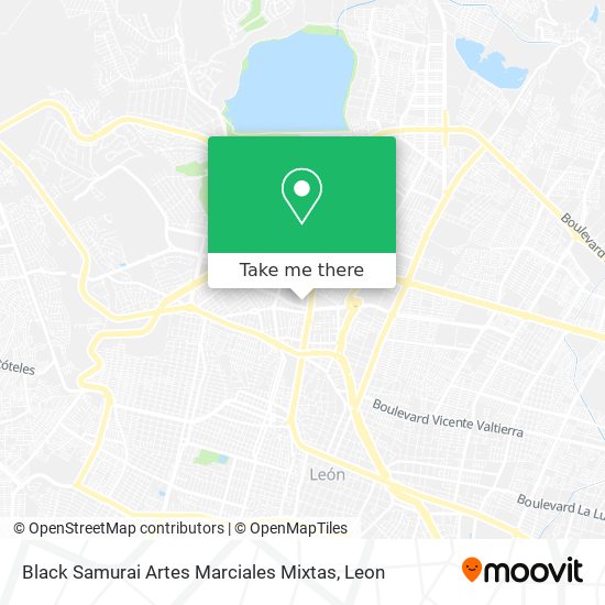 Black Samurai Artes Marciales Mixtas map