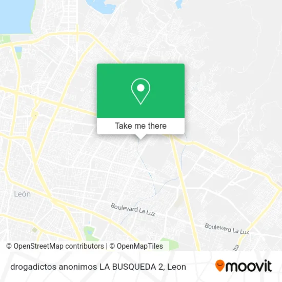 drogadictos anonimos LA BUSQUEDA 2 map