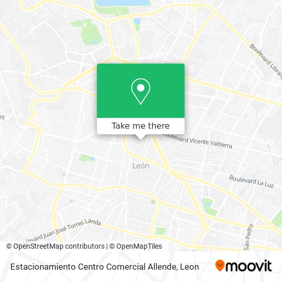 Estacionamiento Centro Comercial Allende map