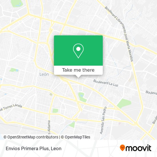 How to get to Envios Primera Plus in León by Bus?