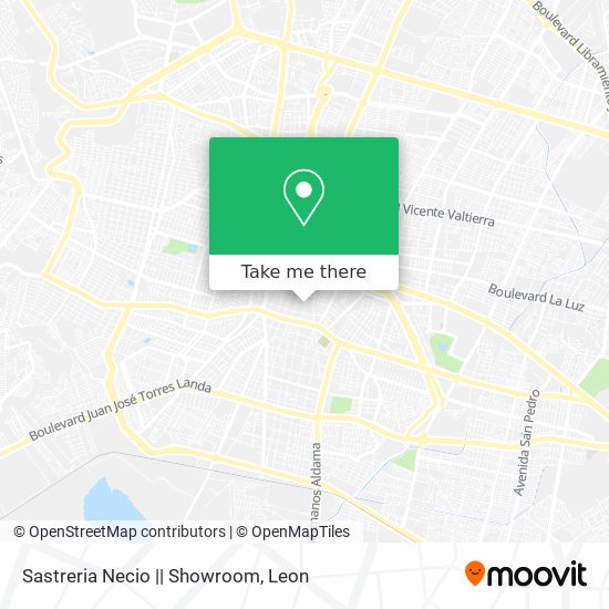 Sastreria Necio || Showroom map