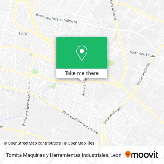 Tomita Maquinas y Herramientas Industriales map