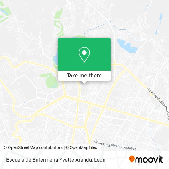 Escuela de Enfermeria Yvette Aranda map