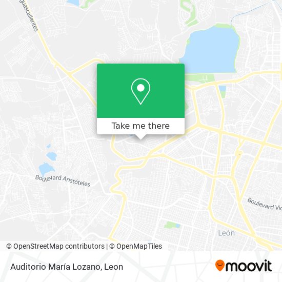 Mapa de Auditorio María Lozano