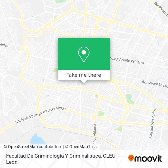 Facultad De Criminología Y Criminalística, CLEU map