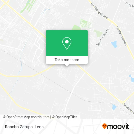 Rancho Zarupa map