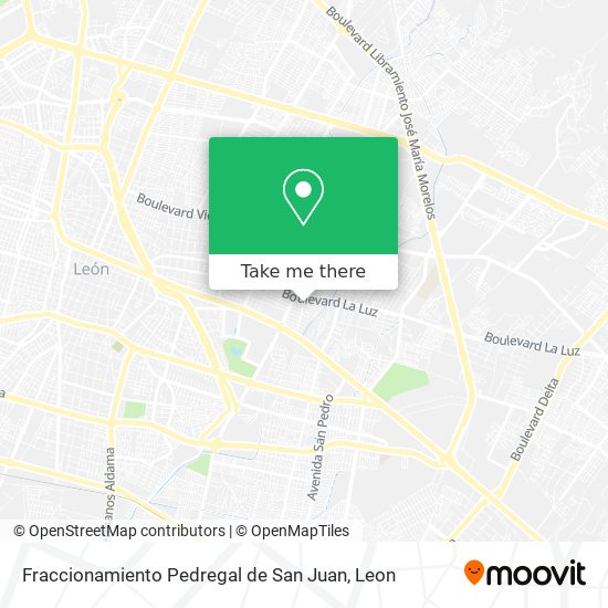Fraccionamiento Pedregal de San Juan map