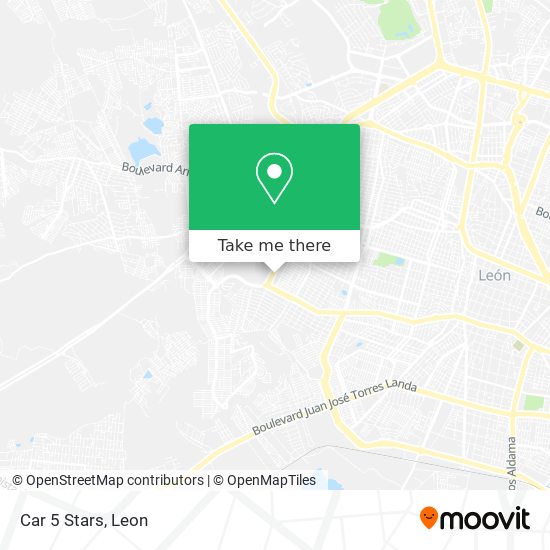 Car 5 Stars map