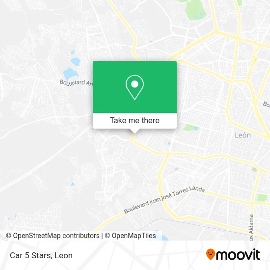 Car 5 Stars map
