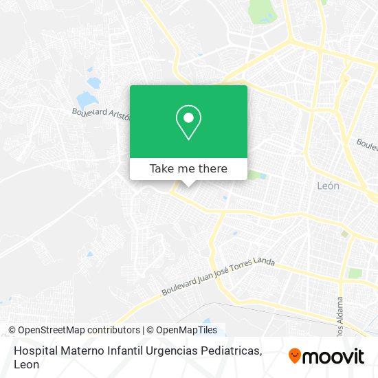 Hospital Materno Infantil Urgencias Pediatricas map