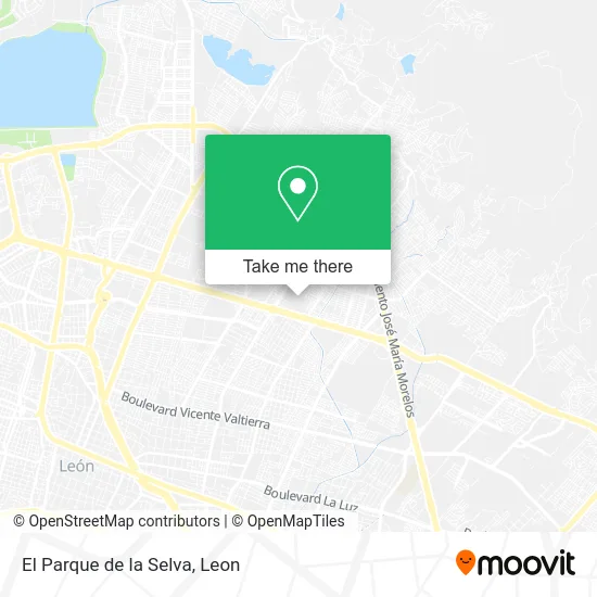El Parque de la Selva map
