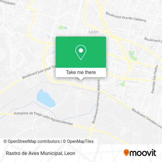 Rastro de Aves Municipal map