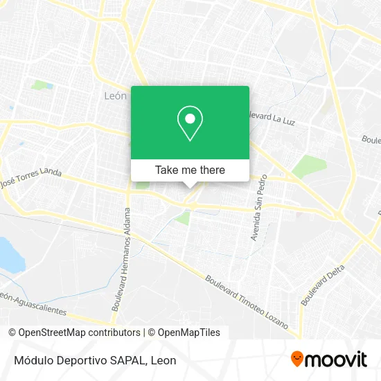 Mapa de Módulo Deportivo SAPAL