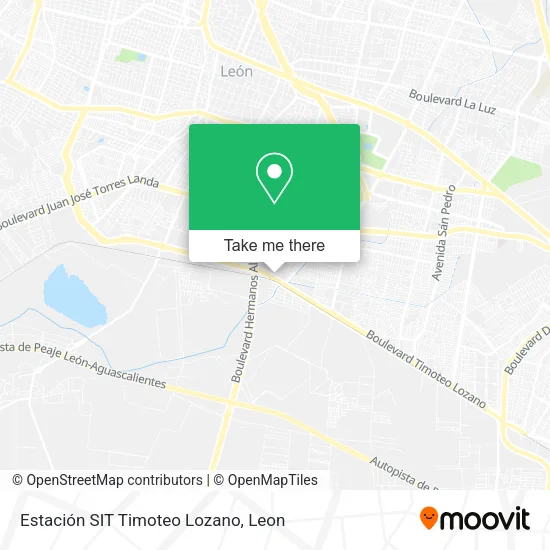 Estación SIT Timoteo Lozano map