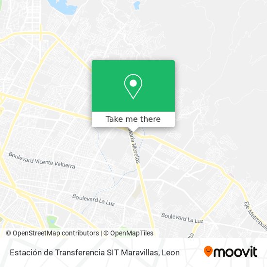 Mapa de Estación de Transferencia SIT Maravillas