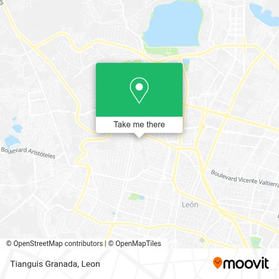 Tianguis Granada map