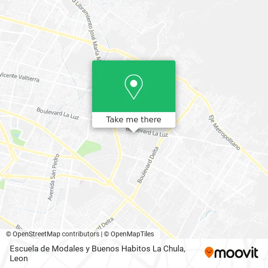 Escuela de Modales y Buenos Habitos  La Chula map