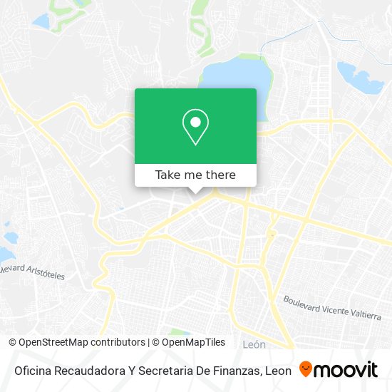 Oficina Recaudadora Y Secretaria De Finanzas map